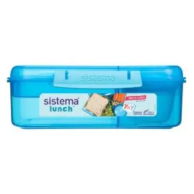 SISTEMA Madkasse bento box lunch 1,65 liter - blå - MADKASSER & DRIKKEDUNKE