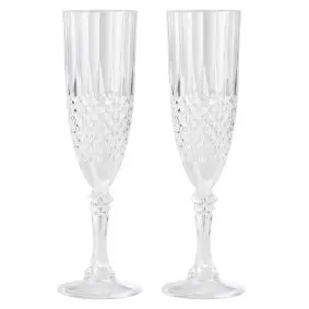 DAY Champagne 25 cl 2 stk klar plast - VINGLAS