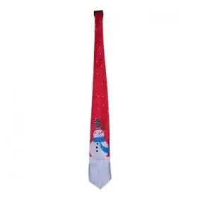 DET GAMLE APOTEK Juleslips med snemand - rød - JUL