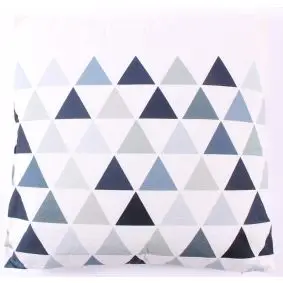 LA FINESSE pude - mønster i forskellige farver trekanter - PYNT & FIGURER