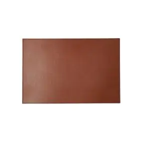 DACORE Dækkeserviet genbrugslæder firkantet brun - DUGE & DÆKKESERVIETTER