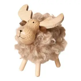 DACORE Træfigur elg brun - lille - JUL