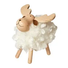 DACORE Træfigur elg hvid - mellem - JUL