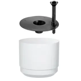 PAULINA Selvvandingspotte Ø14 cm - hvid - DIVERSE