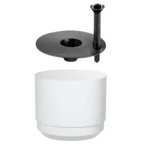 PAULINA Selvvandingspotte Ø17 cm - hvid - DIVERSE