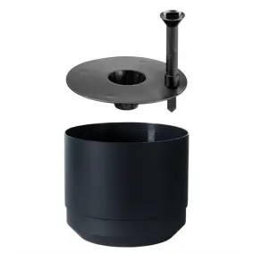 PAULINA Selvvandingspotte Ø17 cm - sort - DIVERSE