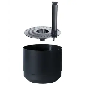 PAULINA Selvvandingspotte Ø25 cm - sort - DIVERSE