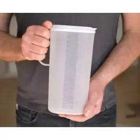 Kande i plast 1,8 liter - klar - KANDER