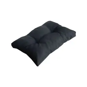 Ryghynde til halvpalle - sort - HAVEMØBLER