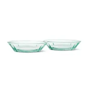 ROSENDAHL Grand cru recycled isasiet Ø16 cm 2 stk - klar grøn - TALLERKNER