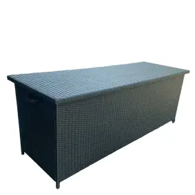 DACORE Hyndeboks i polyrattan mega - sort - HYNDEBOKSE