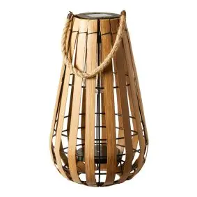 DACORE Solar lanterne m/pære 33 cm - natur - HAVELAMPER