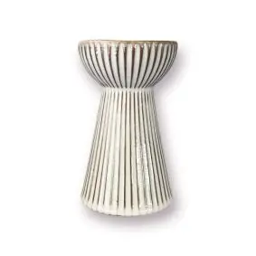 DACORE Hyacint vase med riller 15 cm - sand - VASER