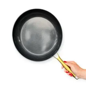 Stegepande med messinghåndtag - 30 cm - STEGEPANDER