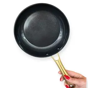 Stegepande med messinghåndtag - 20 cm - GRYDER & PANDER