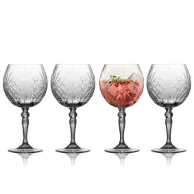 LYNGBY Melodia krystal gin & tonic 65 cl. - 4 stk - LYNGBY GLAS