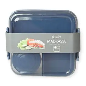 Madkasse inkl. dipbøtte - blå - MADKASSER & DRIKKEDUNKE