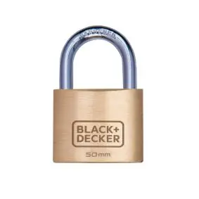 BLACK & DECKER Hængelås 50 mm - DIVERSE