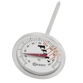 Stegetermometer - rund - KØKKEN TERMOMETER