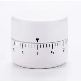 DAILY Minutur mekanisk - hvid - KØKKENVÆGTE & MINUTURE