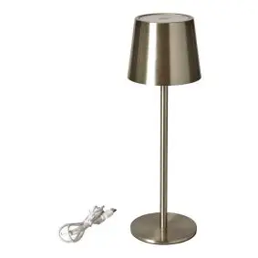 DACORE Bordlampe med touch genopladelig - stål - ØVRIGE