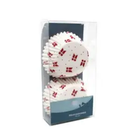 Muffinsform i papir med flag - 50 stk - BAGEFORME