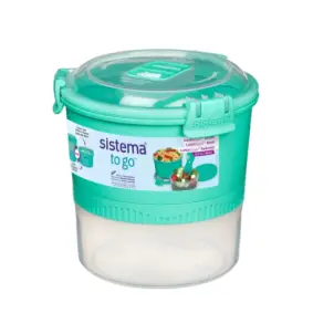 SISTEMA Lunch stack to go - teal - MADKASSER & DRIKKEDUNKE