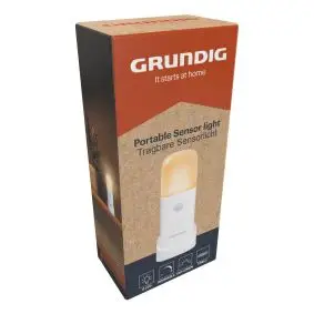 GRUNDIG Sensorlampe opladelig - hvid - EL-ARTIKLER