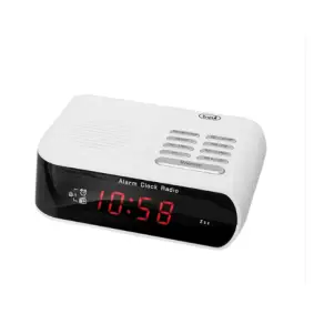 Clockradio m/led display - hvid - HUSHOLDNING