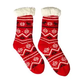 DACORE Hyggesokker elg/snefnug - rød - ØVRIGE